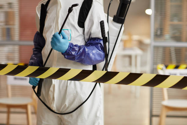 Professional Trauma Scene Cleanup technician working in Forest, OH